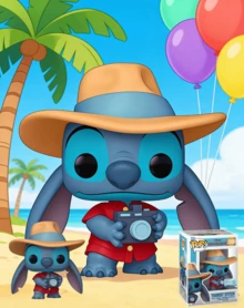 Funko POP! Vinyl Figure, Lilo & Stitch Stitch Tourist Stitch With Camera & Hat, Window Box Display, No. 1569, Gift For Fans - 1PC - View 3