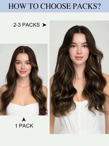 20 sợi tóc nối PU liền mạch, vô hình, thẳng, dài 14-24 inch, 100% tóc thật Remy, 50g/gói, màu Balayage từ nâu đậm đến nâu hạt dẻ, mềm mại và tự nhiên, tóc nối mềm mại như thật. - S2/10 - Xem 7