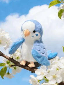 POKOJA LAND Cute Parrot Hand Puppet, Fun Plush Parrot Toy, Flying Animal Hand Puppet, Gray Green Yellow Blue Multi-Color Bird Suitable For Preschool Storytelling And Teaching, Suitable For Interactive Entertainment Perfect Birthday Holiday Gift For Children - Multicolor - View 5