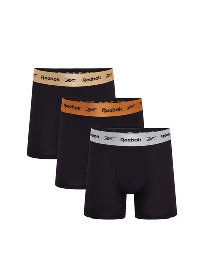 Reebok Boxeri pentru bărbați, pachet de 3