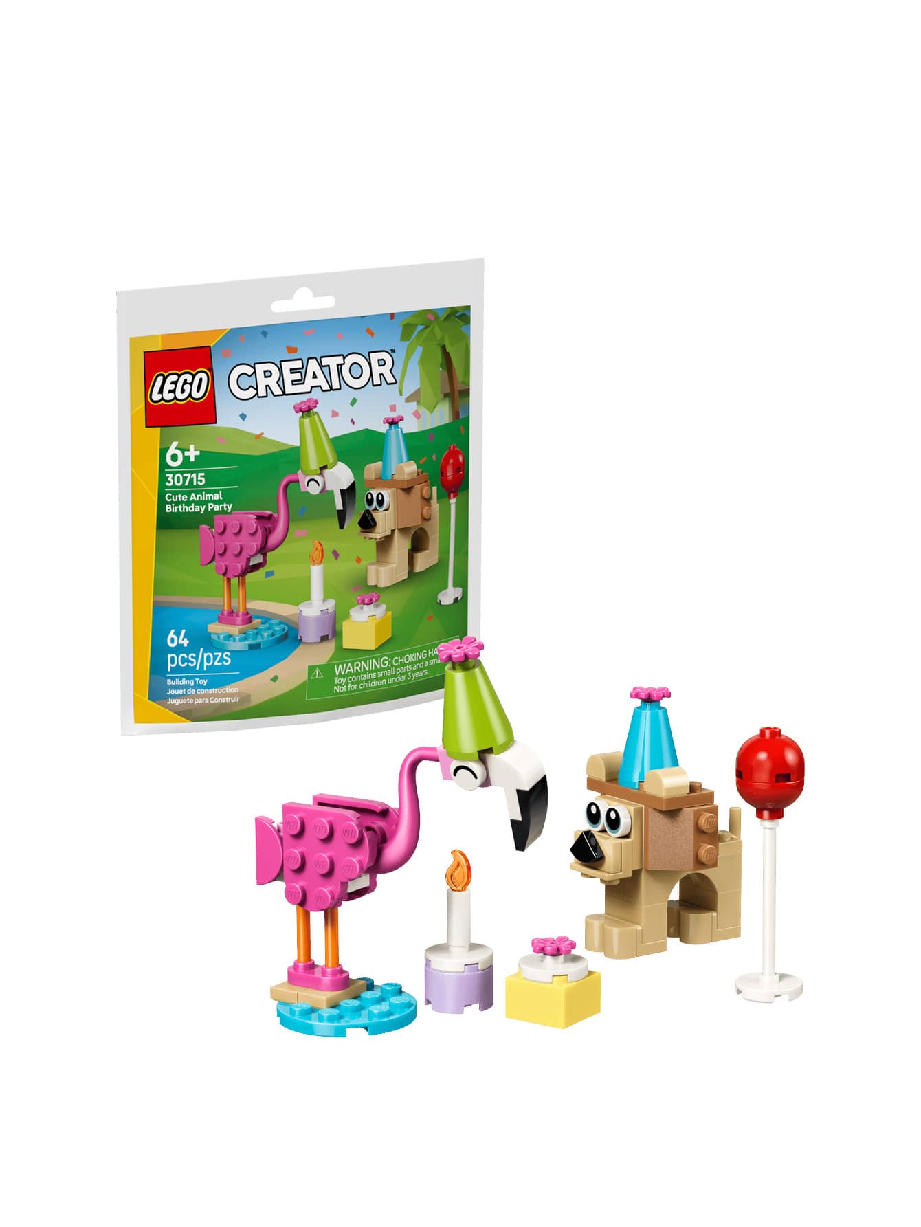 LEGO Other Cute Animal Birthday Party Kids 6Years+ 30715 - Multicolor - View 1
