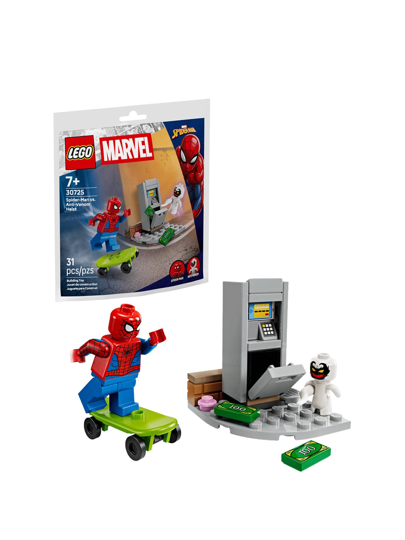 LEGO Marvel Spider-Man Battles The Anti-Venom Raiders Kids 7Years+ 30725 - Multicolor - View 1