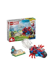 LEGO Marvel Spidey on his Motorcycle vs. Rhino Kids 4Years+ 11206 - Multifärgad - Visa 1