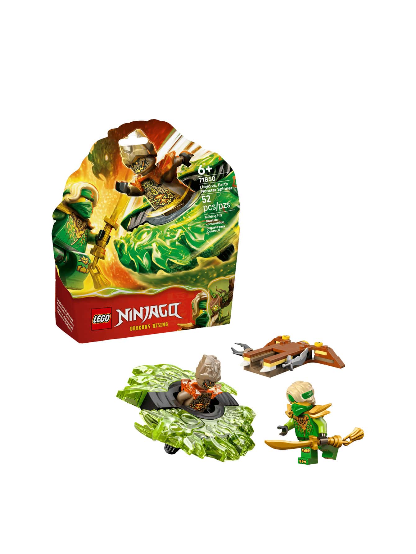 LEGO NINJAGO® Lloyd Vs. Earth Monster Spinner Kids 6Years+ 71850 - Nhiều màu - Xem 1