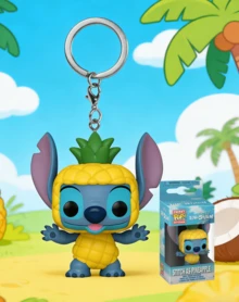 Funko Pocket Pop Keychain Lilo & Stitch, Stitch As Pineapple Vinyl Figure Key Ring, Cute Cartoon Bag Charm, Backpack Key Holder, Gift For Girls Fans Easter Gifts - Multicolor - View 3
