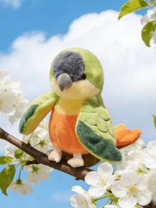 POKOJA LAND Cute Parrot Hand Puppet, Fun Plush Parrot Toy, Flying Animal Hand Puppet, Gray Green Yellow Blue Multi-Color Bird Suitable For Preschool Storytelling And Teaching, Suitable For Interactive Entertainment Perfect Birthday Holiday Gift For Children - Multicolor - View 17
