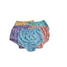 Set de 6 pzs de Pantaleta de Algodón Estampada Colores para Niñas - Multicolor - Ver 4