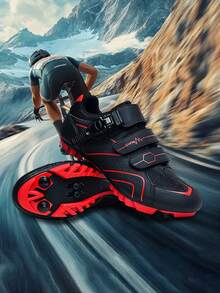 Professional Mountain Bicycle Shoes,Outdoor MTB Cycling Sports Shoes,Comfortable And Versatile,Anti Slip And Wear-Resistant,Best For Tennis,Mountaineering,Hiking - Red - View 4