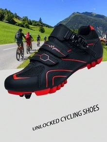 Professional Mountain Bicycle Shoes,Outdoor MTB Cycling Sports Shoes,Comfortable And Versatile,Anti Slip And Wear-Resistant,Best For Tennis,Mountaineering,Hiking - Red - View 6
