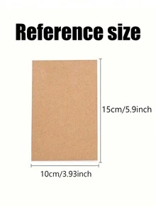 10PCS, Double Sided Letter Paper, Size 5.9 Inches X 3.93 Inches, White/Black/Kraft Paper Color. Retro Nostalgic Blank Postcards, Hand Drawn Graffiti, DIY Message Cards. - Multicolor - View 3