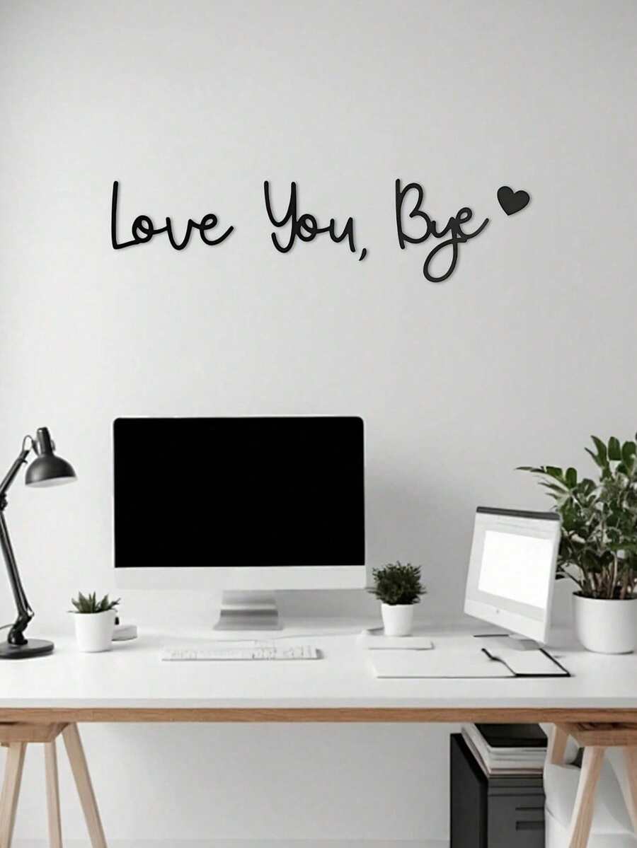3PCS Boho Farmhouse Love You More Wooden Signs Wall Art Set Reusable Home Decor Warm Family Gift - multicolor - View 1