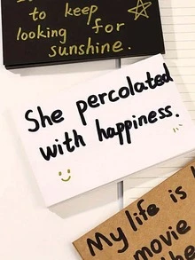 10PCS, Double Sided Letter Paper, Size 5.9 Inches X 3.93 Inches, White/Black/Kraft Paper Color. Retro Nostalgic Blank Postcards, Hand Drawn Graffiti, DIY Message Cards. - Multicolor - View 4