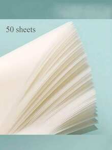 50 cái/100 cái/200 cái Sổ tay ghi nhớ trong suốt chống thấm nước, văn phòng phẩm trường học, đồ dùng văn phòng. - Một cỡ - Xem 9