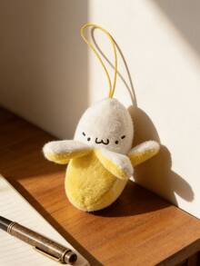 POKOJA LAND 可爱剥皮香蕉毛绒玩偶，剥皮香蕉玩具，香蕉玩偶挂件，时尚创意钥匙扣包包挂件，逼真水果创意礼物，适合作为生日礼物和其他节日礼物 - 彩色 - 查看 8