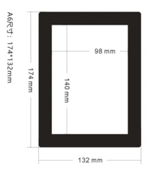 A3/A4/A5/A6磁性相框，海报封面框，自粘磁性相框，磁性墙面艺术框，可更换墙面艺术框，磁性海报架，艺术展示架，适用于冰箱，完美展示照片 - 彩色 - 查看 12