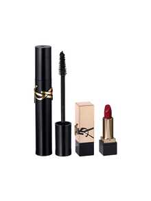 Yves Saint Laurent Lash Clash Mascara And Mini Rouge Pur Couture Rouge Muse Gift Set - Fresh - View 2