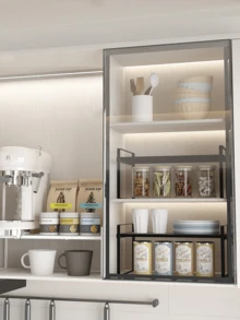 One-Piece Storage Rack, Under-Counter Sink And Dish Rack, Suitable For Kitchen And Bathroom Countertops And Cabinets, Home Organizers And Storage, Home Accessories, Storage, Kitchen, Kitchen Organizers, Kitchen Utensils, Room Decor, Home Furnishings. - Multicolor - View 12