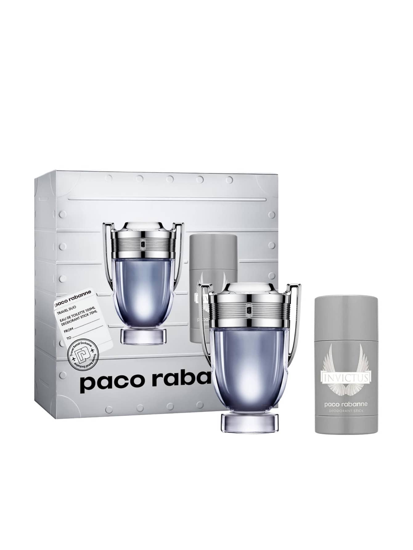 Paco Rabanne Invictus Eau De Toilette 100 Ml Gift Set - Fresh - View 1