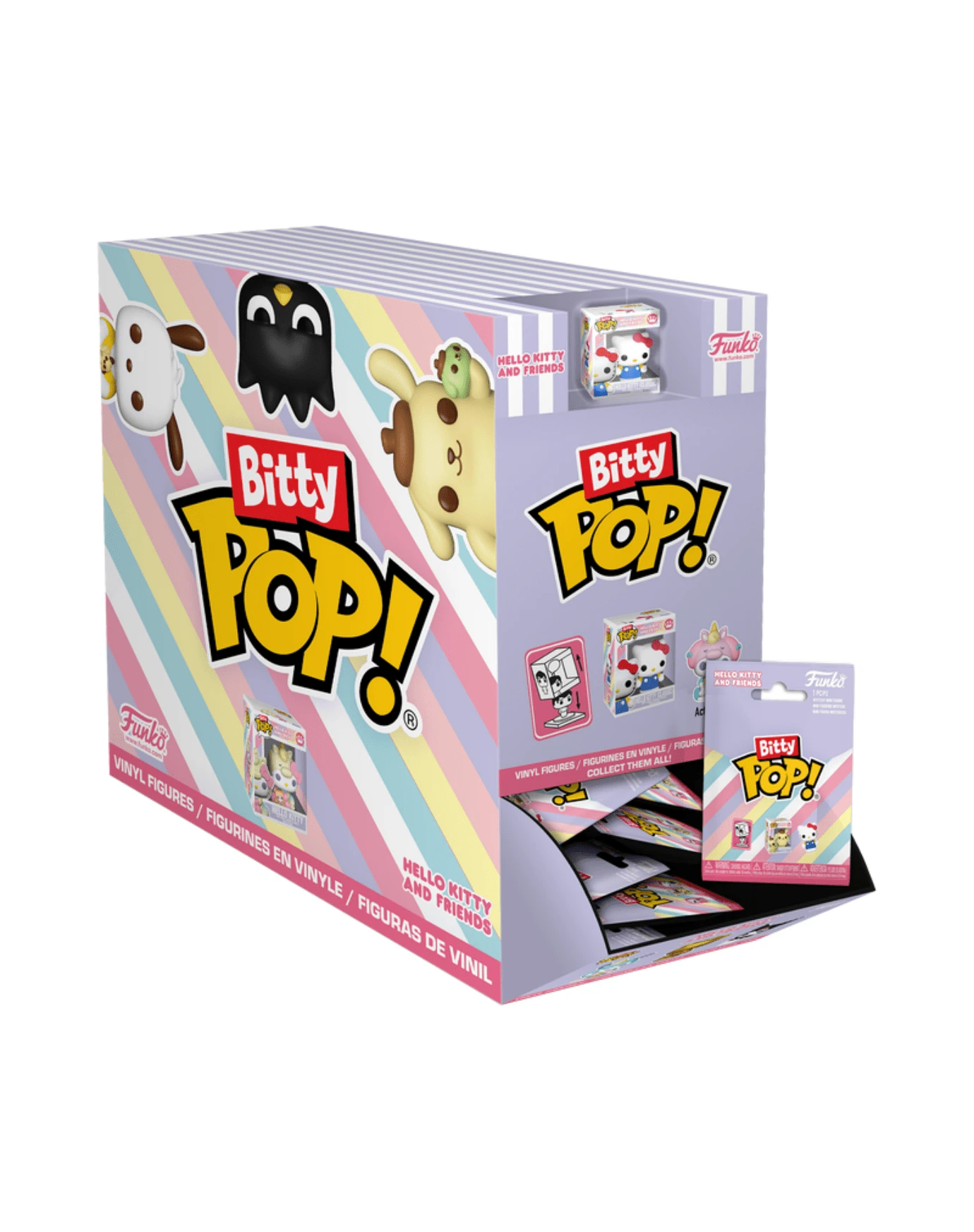 Funko Bitty Mini Vinyl Figure Blind Box Display Case, Cute Cartoon Character Micro Collectibles, Assorted Surprise Figures In Individual Packs, Small Size Desktop Decoration Gift Idea - Multicolor - View 1