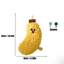 Zazumi 1 chiếc khăn tay cuộn tròn bằng vải nhung họa tiết trái cây – Khăn bếp treo nhanh khô, thấm hút tốt. - Nhiều màu - Xem 13