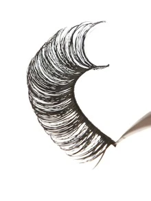 10 Pairs Russian Volume False Eyelashes Fluffy Dense Curly Strip Lashes For Dramatic Glam Makeup - Black - View 9