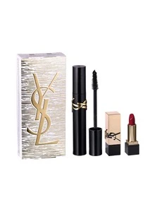 Yves Saint Laurent Lash Clash Mascara And Mini Rouge Pur Couture Rouge Muse Gift Set - Fresh - View 1