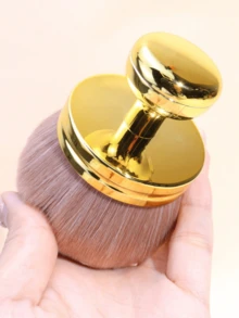 1 Piece Extra Large Soft Multifunctional Powder Brush For Foundation Blush Contour Bronzer Concealer Body Nails Daily Makeup Essential Professional Makeup Tool - Multicolor - View 5