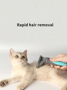 猫狗宠物梳，宠物清洁美容用品 - 淺藍色 - 查看 4