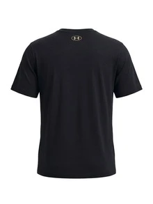 Under Armour Left Chest Logo Men's Short Sleeve T-Shirts Black - Black /  / City Khaki - View 2