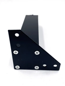 4-Piece Metal Triangle Shaped Furniture Leg Replacement Coffee Table, Cabinet Legs, Sofa Accessories, Hardware Accessories - Multicolor - View 12