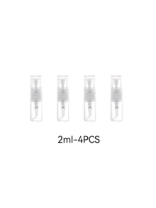2/4个装，2毫升/5毫升/10毫升，男女通用香水喷雾，可重复灌装玻璃喷雾瓶，便携式香水瓶，适合旅行、派对、万圣节礼物、香水分装瓶 - 無色 - 查看 12