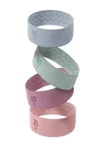 1件装弹力带健身阻力带瑜伽PRA提臀环扩张带健身房训练环瑜伽运动器材张力带 - 彩色 - 查看 7