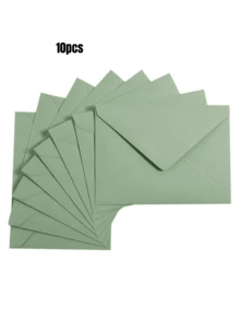 10pcs/30pcs/50pcs/100pcs Envelopes Suitable For Wedding Invitations, Greeting Cards, Birthday Invitations,Christmas - suit - View 3