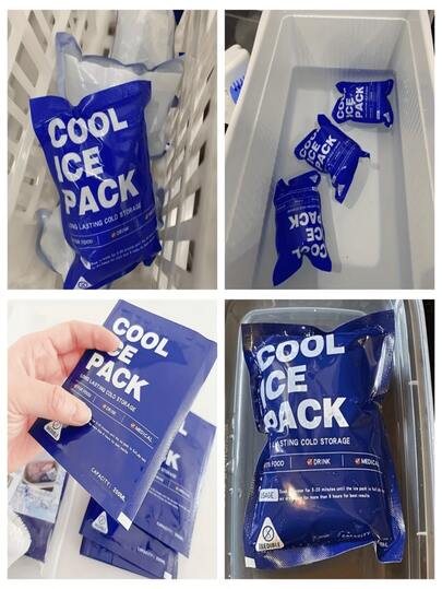 1,000 แพ็คน้ำแข็งแบบใช้ซ้ำได้ - สำหรับกล่องเก็บความเย็น, การขนส่งน้ำแข็งในฤดูร้อน, และกระเป๋าเก็บความเย็นสำหรับกล่องอาหารกลางวัน แพ็คเย็นแบบใช้ซ้ำได้และกระเป๋าเก็บความเย็นสำหรับกล่องอาหารกลางวันสำหรับเก็บเหยื่อให้สด และถุงแช่แข็งเป็นอุปกรณ์เสริมสำหรับกล่องเก็บความเย็นสำหรับชายหาด, การเดินทาง, และการตั้งแคมป์