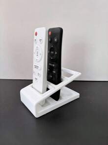 1pc Small Remote Control Holder Organizer 3 Layer Desk Remote Caddy Compact Plastic Stand For TV Remote Makeup Brushes Pens Space Saving Home Office Storage Box - Multicolor - View 3