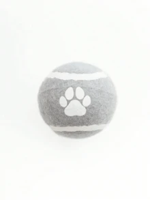 Dog Toy Footprints Pattern Elastic Ball Toys, Used For Training And Interactive Pet Toys - Multicolor - View 14