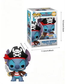 Funko POP！星际宝贝海盗史迪奇 #1659 乙烯基人偶，冬季漫展限量版，盒装收藏模型，可爱桌面摆件，粉丝礼物。 - 彩色 - 查看 2