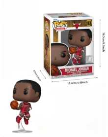 Funko Pop Basketball Michael Jordan #193 Chicago Bulls Vinyl Figure NBA Collectible Model With Official Box Packaging - Multicolor - View 2