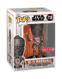 Funko Pop Star Wars IG-11 Marshall #718 Target Exclusive Bobble-Head Vinyl Figure Collectible With Official Box Packaging - Multicolor - View 5