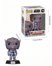 Funko Pop Star Wars Zeb Orrelios #716 Entertainment Earth Exclusive Limited Edition Bobble-Head Vinyl Figure Collectible With Official Box - Multicolor - View 2