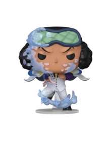 Funko 动漫乙烯基手办收藏品，库赞冰之力角色模型，带橱窗展示盒，#2057款，10厘米手办，带冰霜特效底座，可爱Q版桌面摆件，海贼王Pop！库赞（冰块党卫军）粉丝礼物 - 1PC - 查看 5