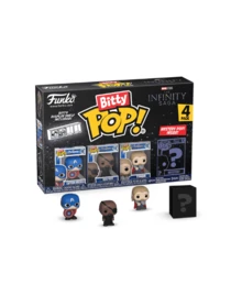 Funko Bitty Pop Marvel The Infinity Saga 4 Packs Captain America Nick Fury Thor Mystery Mini Vinyl Figures With Display Shelf Collectible Set - Multicolor - View 4