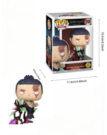 Funko Pop Plus 乙烯基人偶收藏品，咒术回战 藤堂葵 #2125 夜光盒装展示模型，涩谷事件动漫角色，桌面摆件，粉丝礼物。 - 彩色 - 查看 2