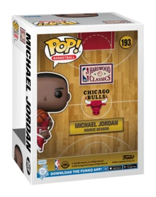 Funko Pop Basketball Michael Jordan #193 Chicago Bulls Vinyl Figure NBA Collectible Model With Official Box Packaging - Multicolor - View 6