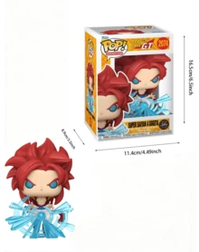 Funko Pop Animation Dragon Ball Super Super Saiyan 4 Gogeta Vinylfigur Samlarfigur Action Displaymodell Med Stativ - Multifärgad - Visa 2