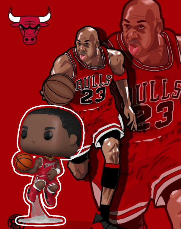  Funko Pop Basketball Michael Jordan #193 Chicago Bulls Vinyl Figure NBA Collectible Model With Official Box Packaging