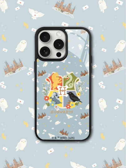 HARRY POTTER X SHEIN Harry Potter 1 Cartoon Two-In-One Acrylic +Tpu Material Anti-Drop Phone Case, Which Can Be Given As A Festival Gift For 11 12 13 14 15 16 17Pro /Promax/14 15 16 Plus, Suitable For Both Men And Women
