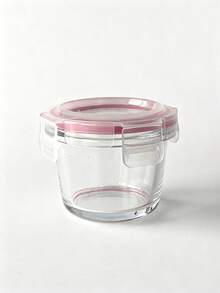 3pcs - Thickened Glass Food Storage Jars With Airtight Lids, Food Storage Jar Set - Perfect For Picnics, Food Preparation, Refrigerator Storage, Also Suitable For Food Storage, High-Temperature Microwave Ovens And Freezers, Mini, Portable, Cute And Durable Design. - Multicolor - View 11