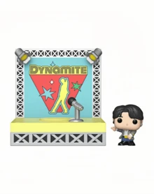 Funko Bitty Pop Stages BTS Jung Kook Dynamite Edition 迷你乙烯基人偶带展示台收藏桌面装饰礼品 - 彩色 - 查看 6