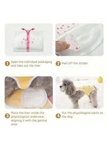 30片/包、60片/2包、240片/8包 狗狗一次性高吸收高透气尿垫，公母犬适用 - 舒适吸水尿布垫幼犬尿垫 - 白色 - 查看 5